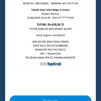 Tatil Sepeti İptal Edilemeyen Provizyon