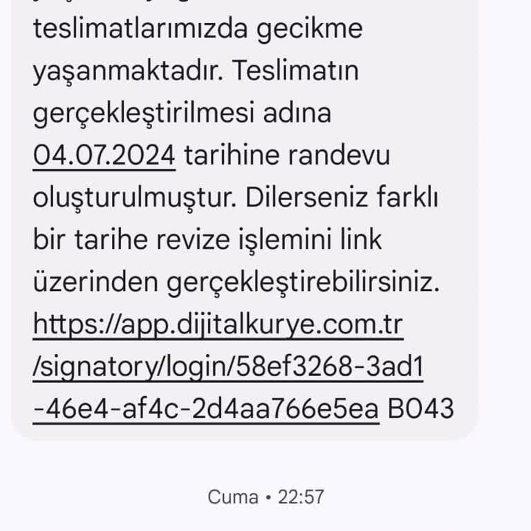 Dijital Kurye Hat Teslimi Yapmıyor