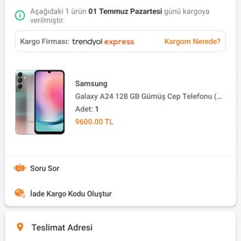 Trendyol Express Kargo Hır Sız