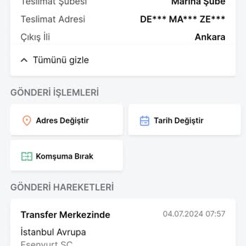 Trendyol Express Kargo Hır Sız