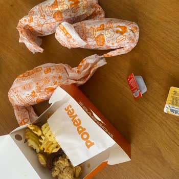 Popeyes Eksik, Hatalı, Yanmış, Tadı Bozuk, Çok Kötü Sipariş Teslimi