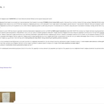 H&M Vitrin Ürünleri Hakkındaki Şikayet