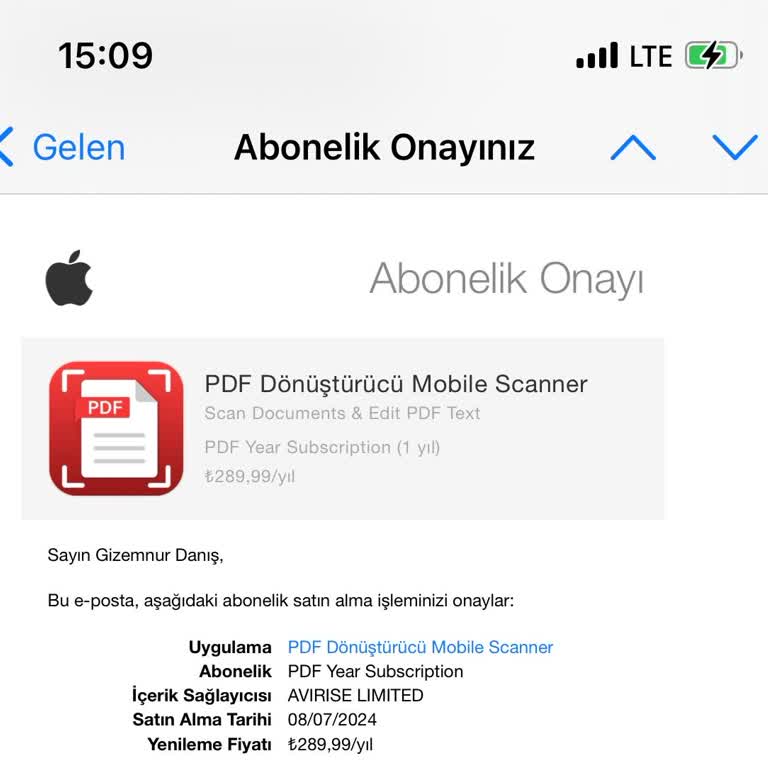 Apple PDF Dönüştürücü Mobile Scanner