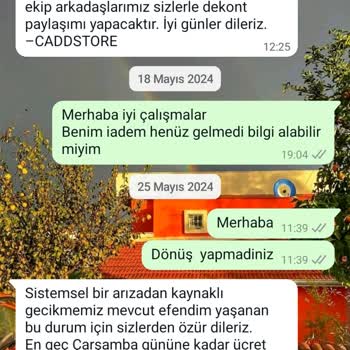 Caddstore Cadde Stor Para İadesi Yapmıyor