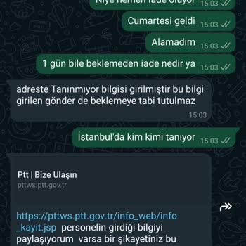 PttAVM Tanınmıyor Deyip İade Başlatması