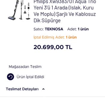 Teknosa Alınmayan Ürünün Ücretinin İade Edilmemesi