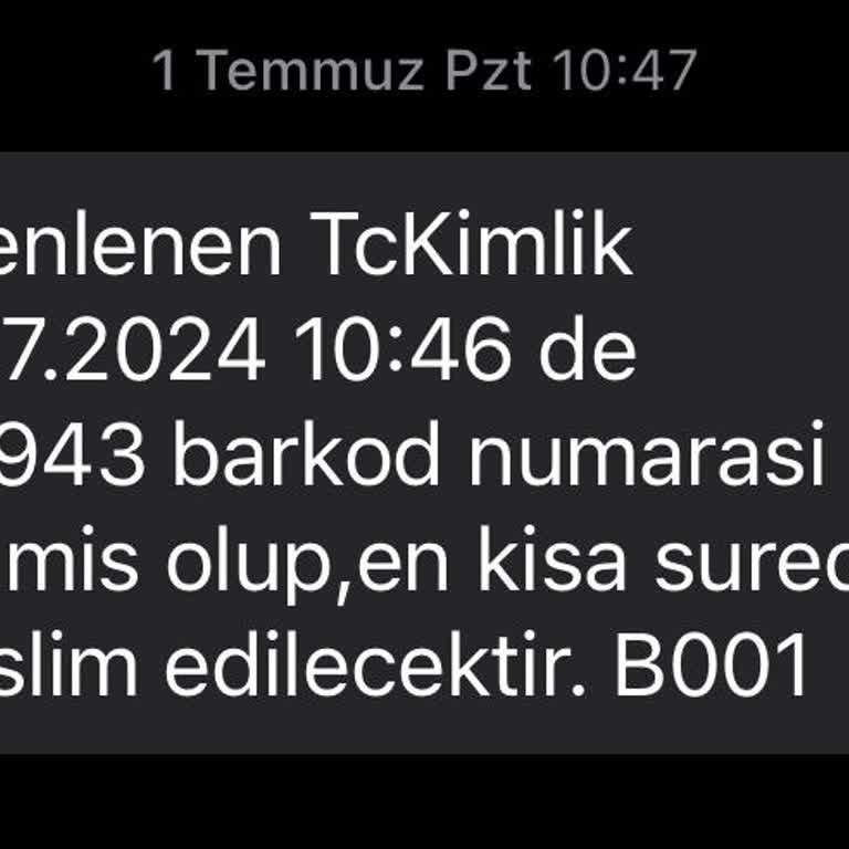 PTT Kargo PTT Kimliğimi Getirmedi