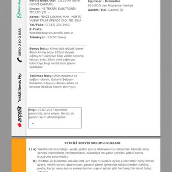 Arçelik İade Süreci Sıkıntısı