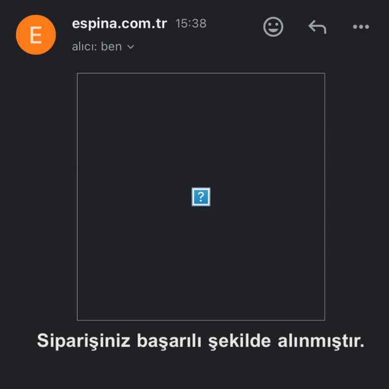 Espina (espina.com.tr) Espina 3 Haftadır Beklediğim Siparişimi İptal Etti!