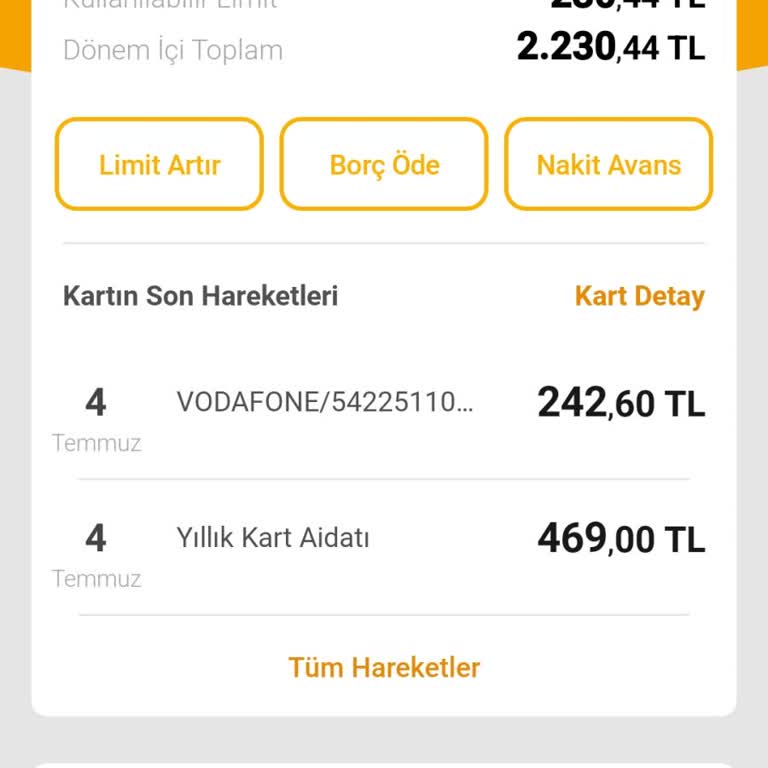 VakıfBank Yıllık Kart Aidatı