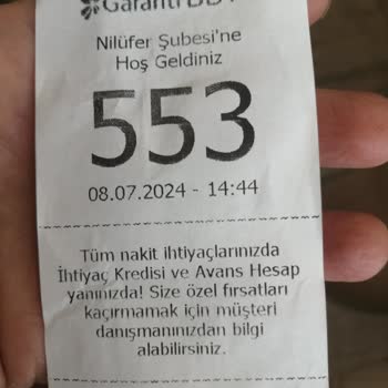 Garanti BBVA Bekleme Süresi Uzunluğu