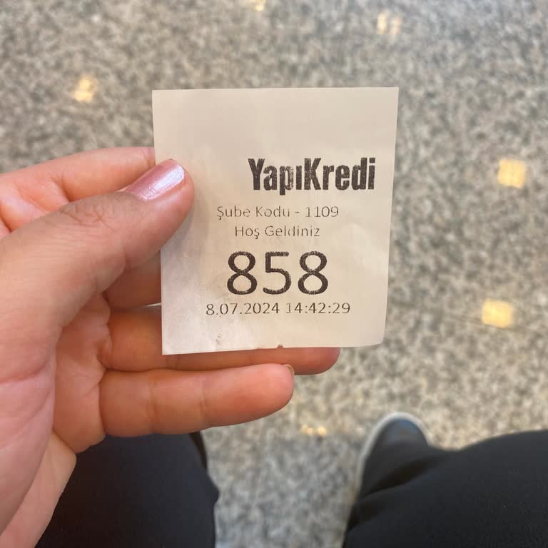 Yapı Kredi Banka Gişe İşlemleri