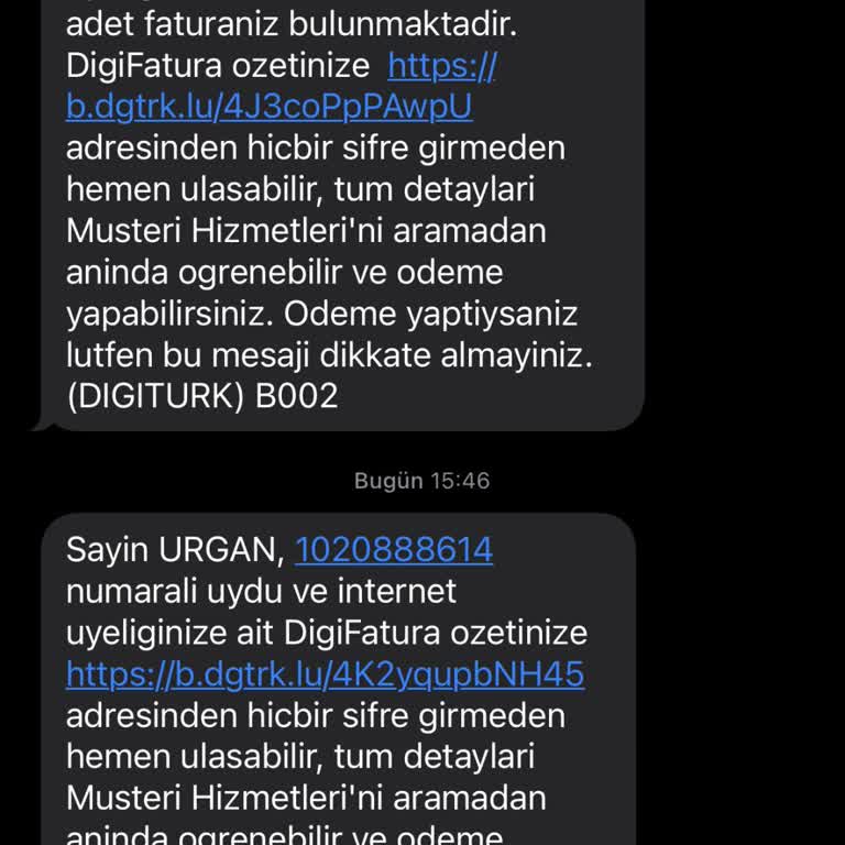 Digiturk Taahhüt Sonrası Fazla Fatura Yansıttı.