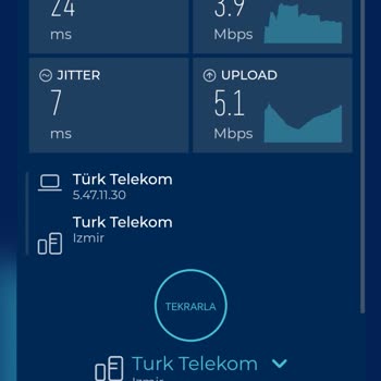 Türk Telekom Mobil İnternet Hızı Çok Düşük.