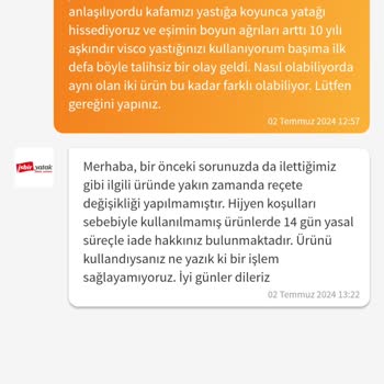İşbir Viscomed Viscogold XL Yastık