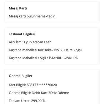 Çiçek Sepeti'nden Bir Daha Alışveriş Yapmam Asla!