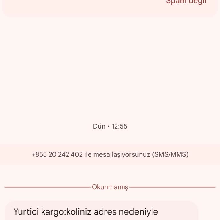 Kargo +855 20 242 402 Numara Size Mi Ait