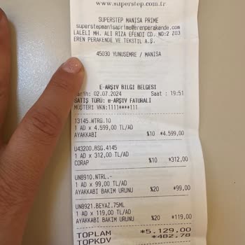 SuperStep Manisa Prime Şubesi Bana Olmayan Ayakkabıyı Sattı