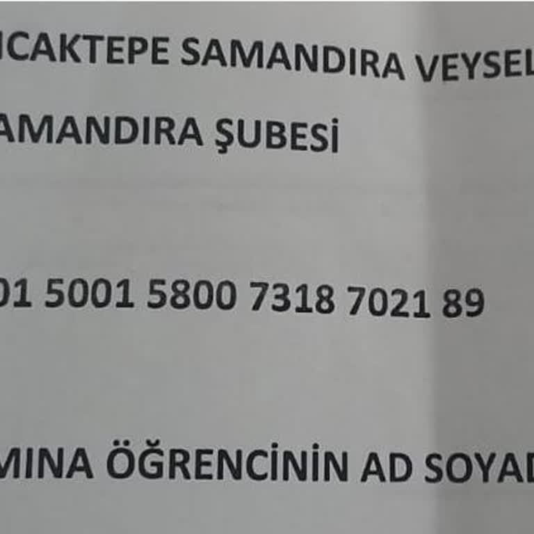 Milli Eğitim Bakanlığı (MEB) Okullardan İstenilen Para