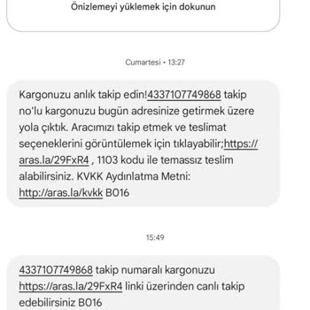Aras Kargo'NUN "kargonuzu Gönderdik Yalanı"