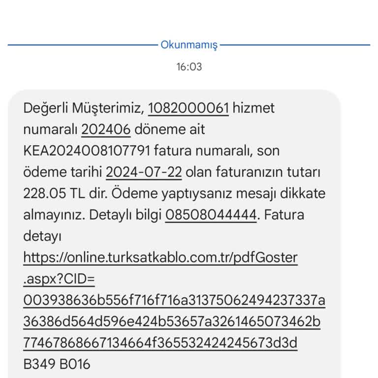 Kablo Net Hizmet Yok Fatura Çok