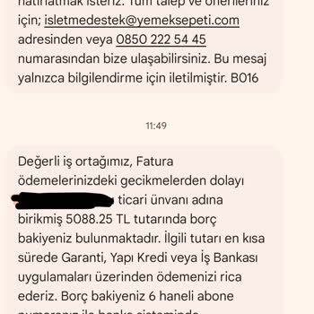 Yemek Sepeti İle Yaşadığım Sorunlar Ve Mağduriyet