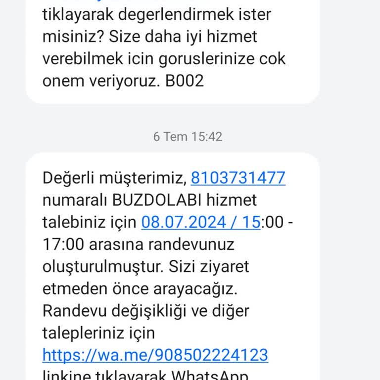 Vestel Buzdolabı Servis Problemi