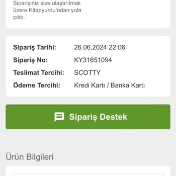 Kitapyurdu.com Sipariş Teslimi
