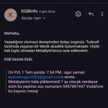 Kim GB İster Teknik Aksaklıklar Nedeniyle GB Ve Oyun Hakkı Sorunu