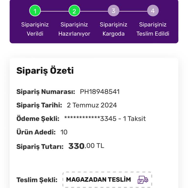 Gratis Siparişim Kargoya Verilmedi
