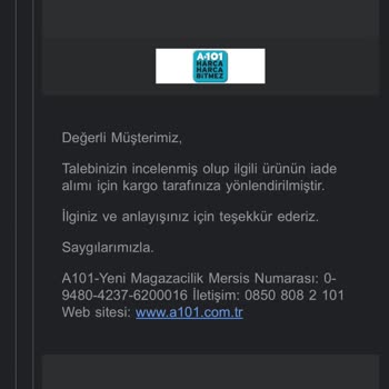 A101 Ekstra Para İademi 2 Aydır Yapmıyor! Öğrenciyim