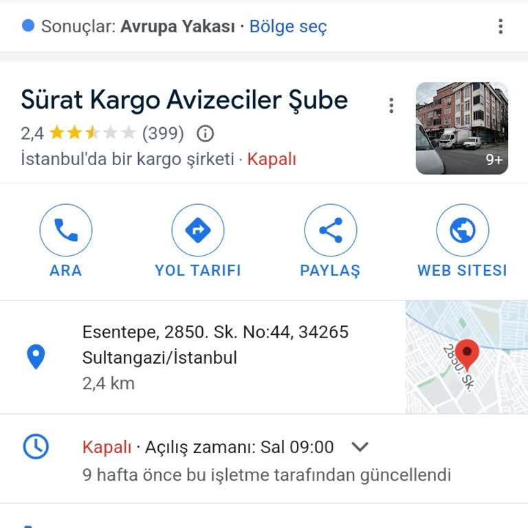 Sürat Kargo Ürün Teslim Etmediler