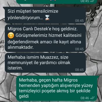Migros Satış Sonrası Hizmet Kalitesizliği