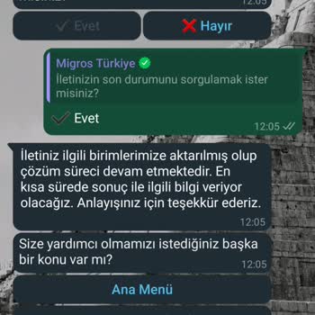 Migros Eksik Ürün Göndermeyi Alışkanlık Haline Getirme