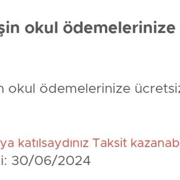 Garanti Bankası BonusFlaş Egitim Ödeme Kampanyası Şikayeti
