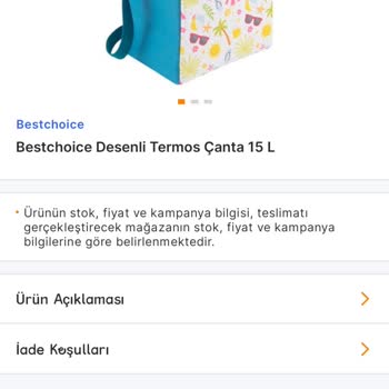 Migros Yanlış Ürün Gönderimi