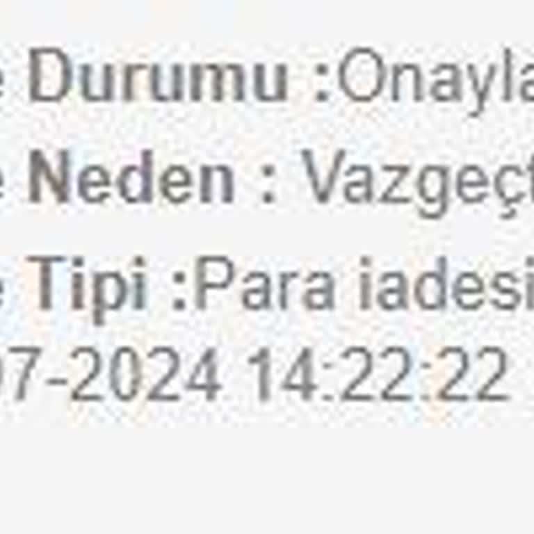 English Home Amatörce Sipariş İptali