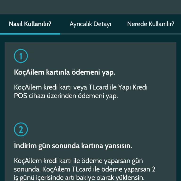 Yapı Kredi Koç Ailem İndirimi