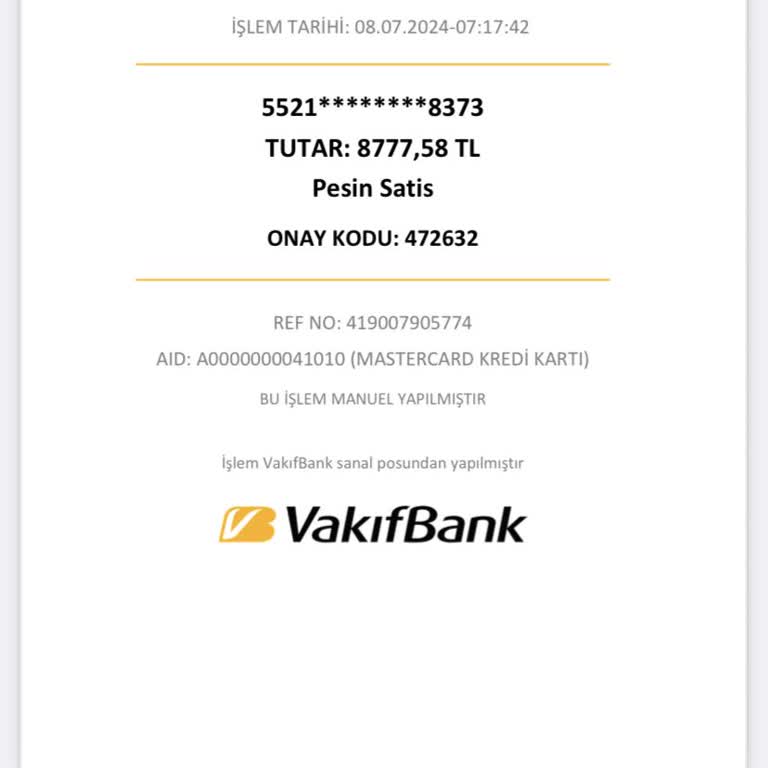 VakıfBank Polistanbul Mağduru İzinsiz Para Çekme
