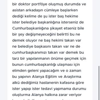 Sağlık Bakanlığı Alanya Eğitim Ve Araştırma Hastanesindeki Örgütlenme