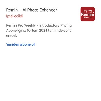 Remini Paramı Geri İstiyorum