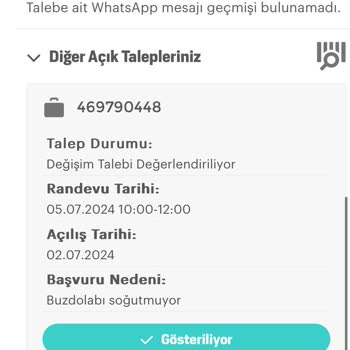 Beko İlgilenmiyor Ve Dönüş Yapmıyor