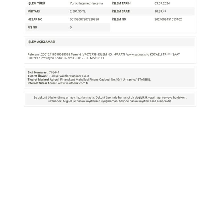 Satinal.shop Hiçbir Şekilde İletisim Yok!