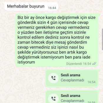 Melvien 2 Aydır Oyalayıp Ne Paramı Ne De Kargomu İade Ediyorlar