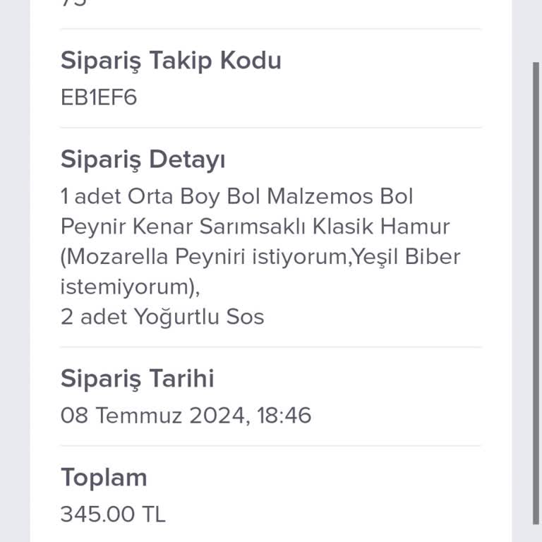 Domino's Pizza Ankara Yenikent Şubesinde Sürekli Gecikme Ve Kötü Hizmet