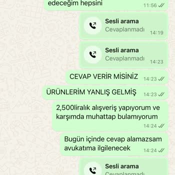 Scatti Yanlış Ürün Teslimatı Ve İletişim Sorunları