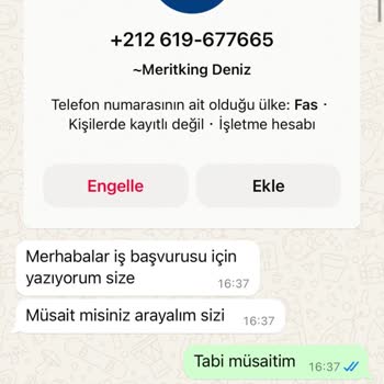 İş Bulma Vaadiyle Dolandırıcılık Şikayetçiyim