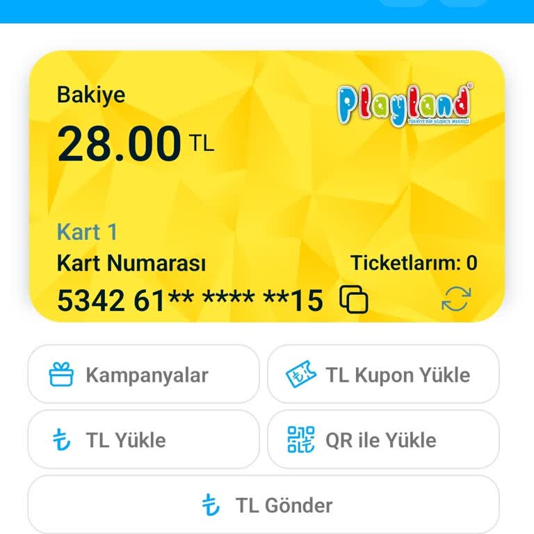 Playland Para Bakiyesi Sıfırlandı