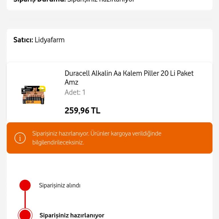 Vodafone Yanımda Alışveriş Pişmanlığı.