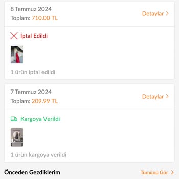 Trendyol Ücret İadesi İstiyorum